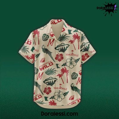 Minnesota Wild x Margaritaville Night Premium Limited Hawaiian Shirt