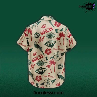 Minnesota Wild x Margaritaville Night Premium Limited Hawaiian Shirt