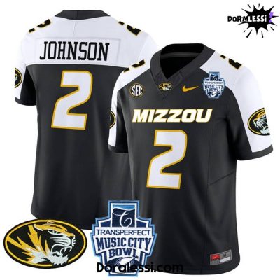 Missouri Tigers 2024 Music City Bowl Vapor Limited Black Football Jersey