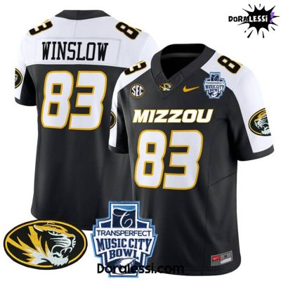 Missouri Tigers 2024 Music City Bowl Vapor Limited Black Football Jersey