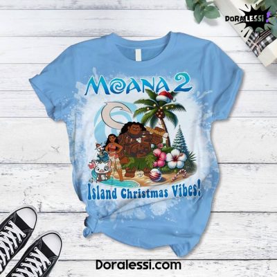 Moana 2 Island Christmas Vibes Pyjama Set