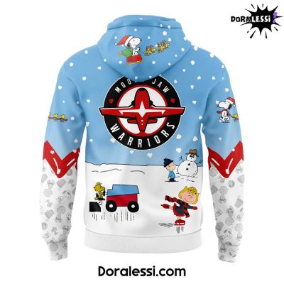 Moose Jaw Warriors Peanuts And Snoopy Night Hoodie