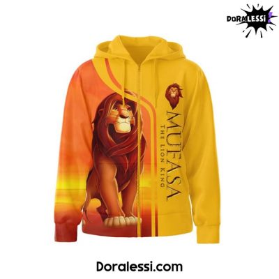 Mufasa The Lion King Yellow Hoodie