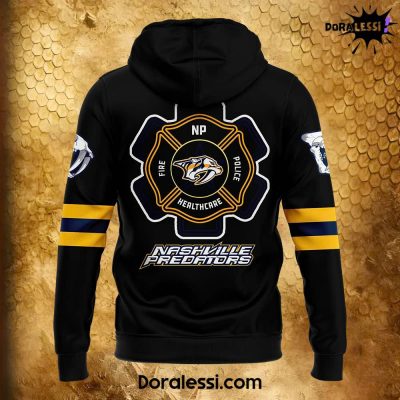 Nashville Predators x 2024 Firefighter Appreciation Personalized Hoodie