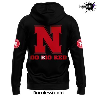 Nebraska Cornhuskers Go Big Red Premium Limited Black Hoodie