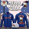 Golden State Warriors x Hello Kitty Night 2024 White Baseball Jacket