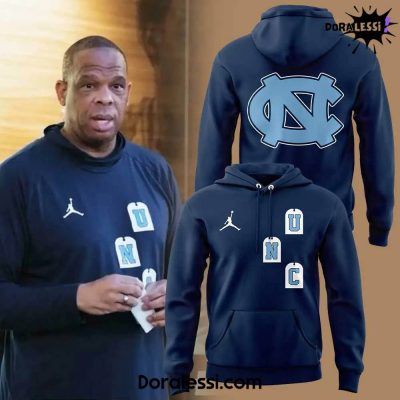 North Carolina Tar Heels Coach Hubert Davis Hoodie