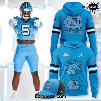 North Carolina Tar Heels Football 2024 Throwback Limited Hoodie