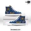 Boise State Broncos Vrbo Fiesta Bowl College Football Playoff 24/25 High Top Canvas Shoes