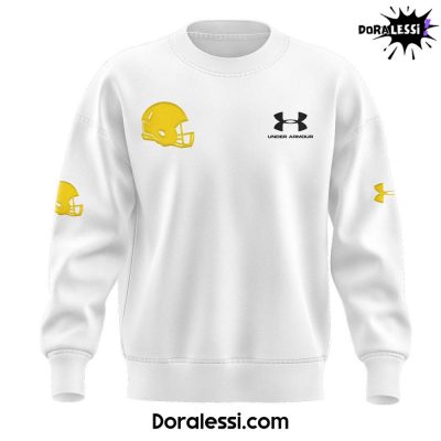 Notre Dame Football X Coach Marcus Freeman White Sweatshirt