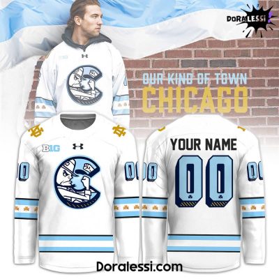 Notre Dame Hockey Own Kind Of Town Chicago White Hockey Jersey