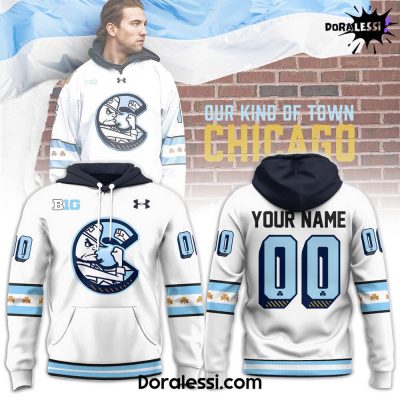 Notre Dame Hockey Own Kind Of Town Chicago White Hoodie