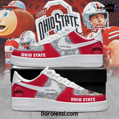 Ohio State Buckeyes NCAA Native American Heritage Month Custom Air Force 1