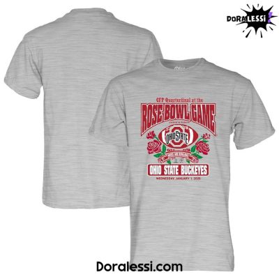 Ohio State Buckeyes Rose Bowl Grey Tee