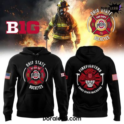 Ohio State Buckeyes x Firefighter Appreciation Night Premium Limited Pullover Hoodie