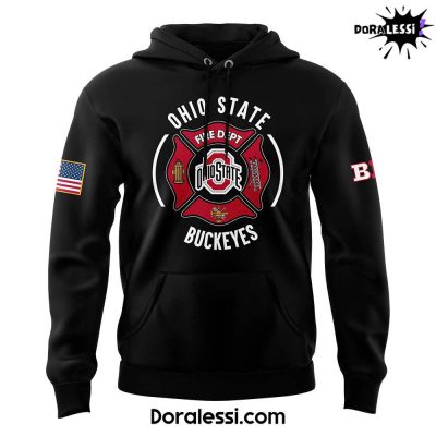 Ohio State Buckeyes x Firefighter Appreciation Night Premium Limited Pullover Hoodie