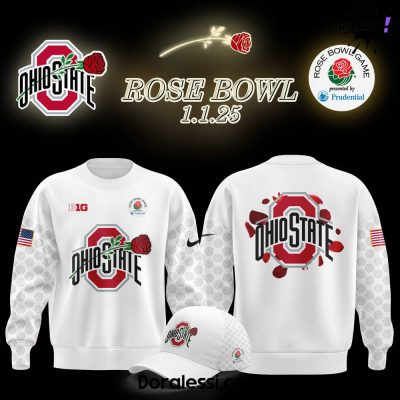 Ohio State Buckeyes x Rose Bowl Game White Sweatshirt