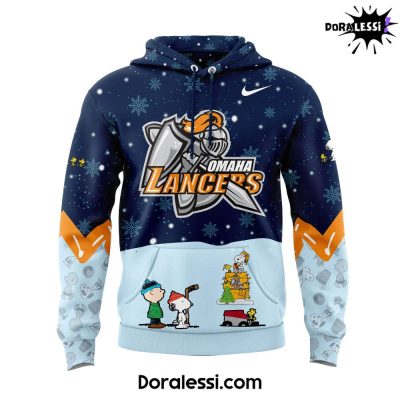 Omaha Lancers Peanuts Holiday Speciality X Snoopy Hoodie