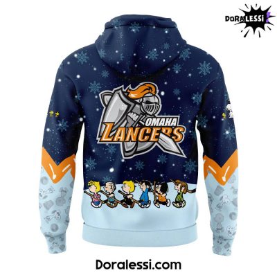 Omaha Lancers Peanuts Holiday Speciality X Snoopy Hoodie