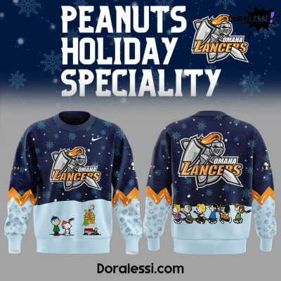 Omaha Lancers Peanuts Holiday Speciality X Snoopy Sweatshirt