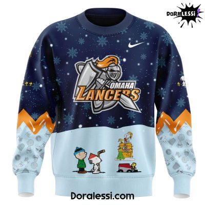 Omaha Lancers Peanuts Holiday Speciality X Snoopy Sweatshirt