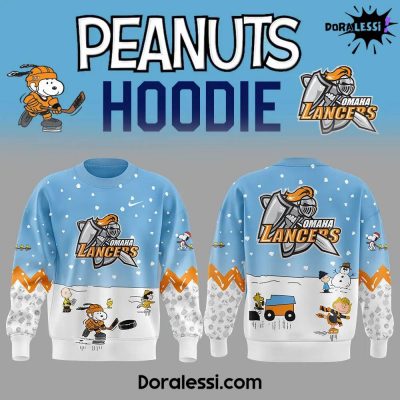 Omaha Lancers Peanuts X Snoopy Blue Sweatshirt