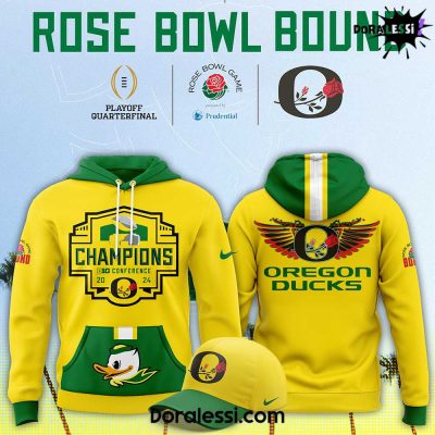 Oregon Ducks 2024 Rose Bowl Games Special Premium Limited Hoodie