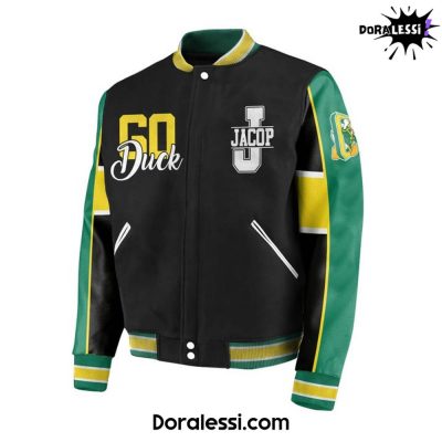 Oregon Ducks Big Ten Kings Ducks Reign Supreme Custom Baseball Jacket