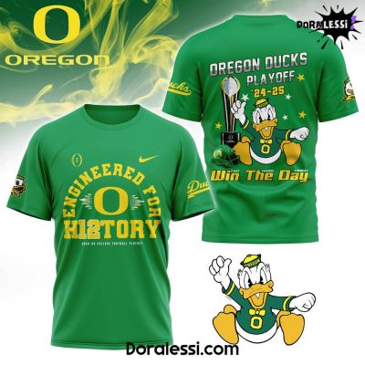 Oregon Ducks Donals Engineered For H12TORY Green Tee