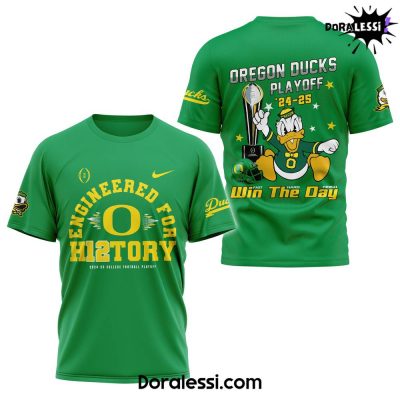 Oregon Ducks Donals Engineered For H12TORY Green Tee