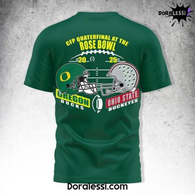 Oregon Ducks “Ducks Over Bucks” Green Tee