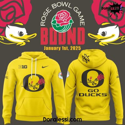 Oregon Ducks Rose Bowl Game 2024 Hoodie