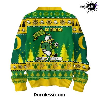 Oregon Ducks Tis The Season To Cheer For The Ducks Sweater