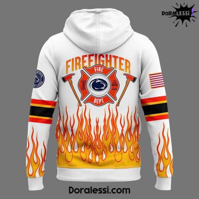 Penn State Football NCAA Firefighter Appreciation Night White Hoodie