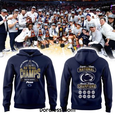 Penn State Nittany Lions 2024 Eight Time National Champions Hoodie