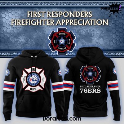 Philadelphia 76ers x 2024 Firefighter Appreciation Night Premium Limited Hoodie