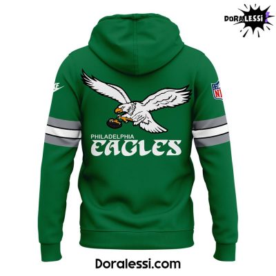 Philadelphia Eagles Kelly Green Threads Hoodie