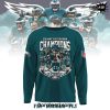 Philadelphia Eagles Fly Eagles Fly 2024 NFC East Champions Green Sweatshirt