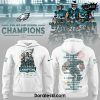 Philadelphia Eagles Locker Room NFC East Division Champions Kelly Green Hoodie