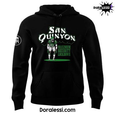 Philadelphia Eagles San Quinyon Maximum Security Lockdown Black Hoodie