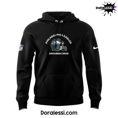 Philadelphia Eagles X Coach Nick Sirianni Grounds Crew Black Hoodie