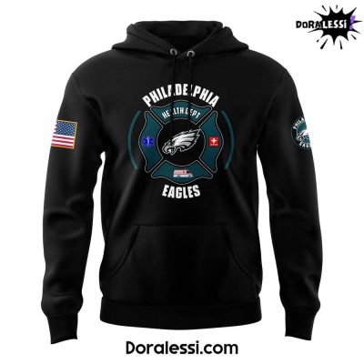 Philadelphia Eagles x 2024 Healthcare Appreciation Night Premium Limited Black Hoodie