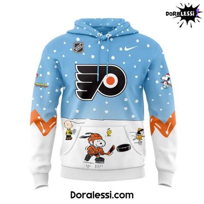 Philadelphia Flyers Peanuts & Snoopy Night Blue Hoodie