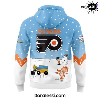 Philadelphia Flyers Peanuts Snoopy Night Blue Hoodie