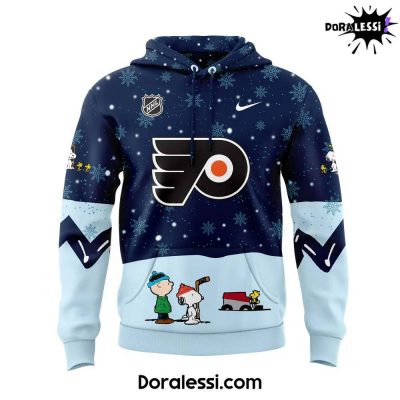 Philadelphia Flyers Peanuts & Snoopy Night Navy Hoodie