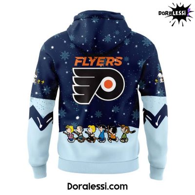 Philadelphia Flyers Peanuts Snoopy Night Navy Hoodie