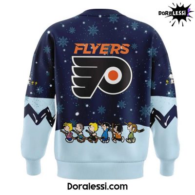 Philadelphia Flyers Peanuts Snoopy Night Navy Sweatshirt