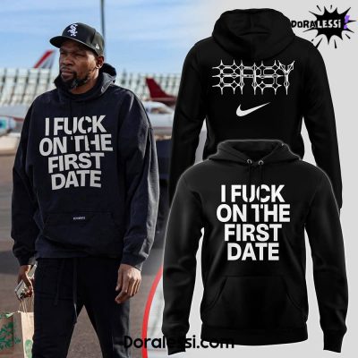 Phoenix Suns X Kevin Durant I Fuck On The First Date Black Hoodie