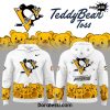 Anaheim Ducks Teddy Bear Toss White Hoodie