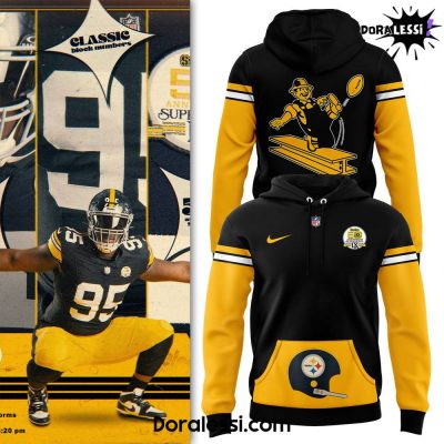 Pittsburgh Steelers Throwback 50th Anniversary Super Bowl Hoodie